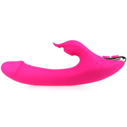 Generique Vibro Rabbit à aspiration Amant Vibe 22cm Rose
